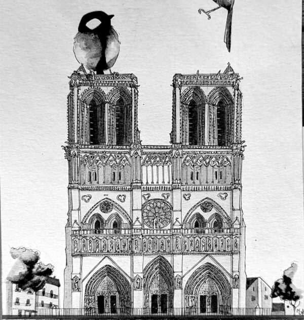 Notre dame 16x39 cm – Image 3