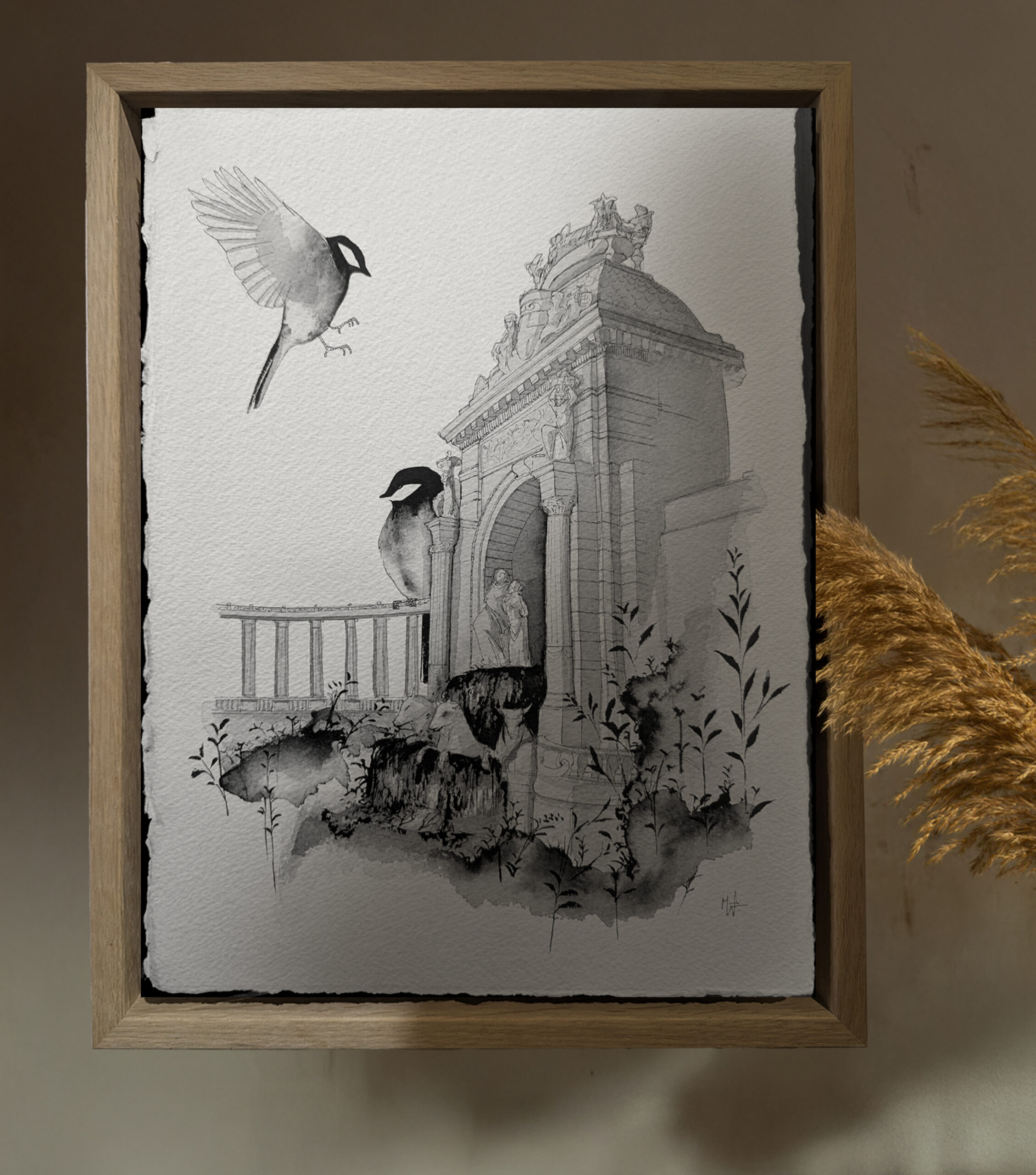 La fontaine de Longchamps