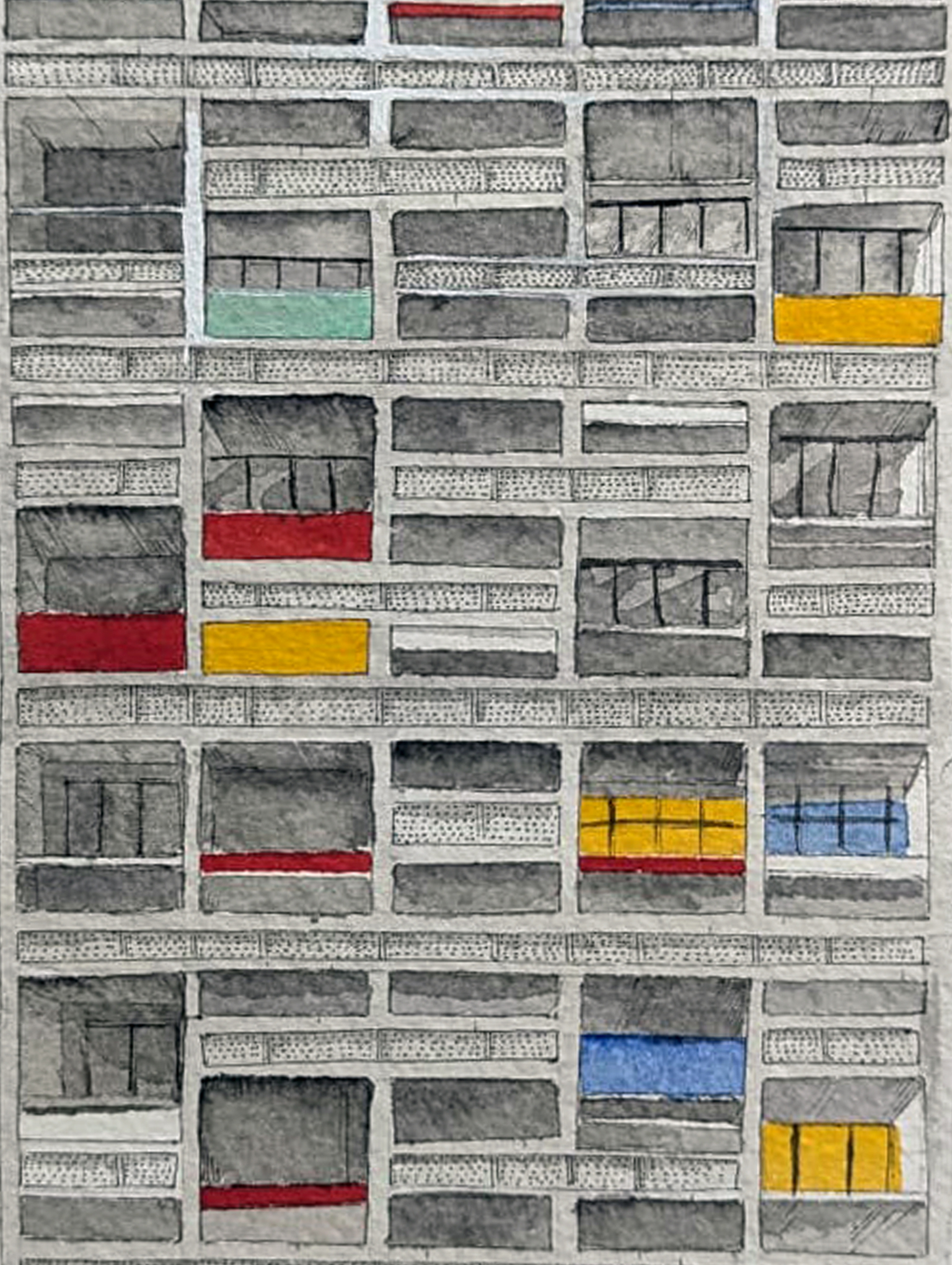 La mésange et la Cité 33x24 cm – Image 4
